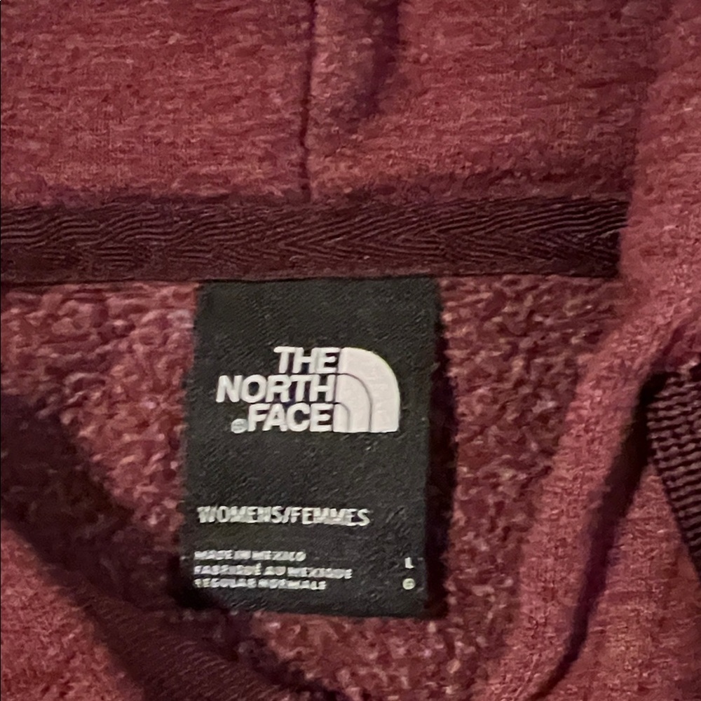 The North Face Burgundy Pullover Hoodie - Picture 3 of 8